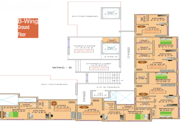 ABHI GARDEN 3 - B Wing - Ground Floor